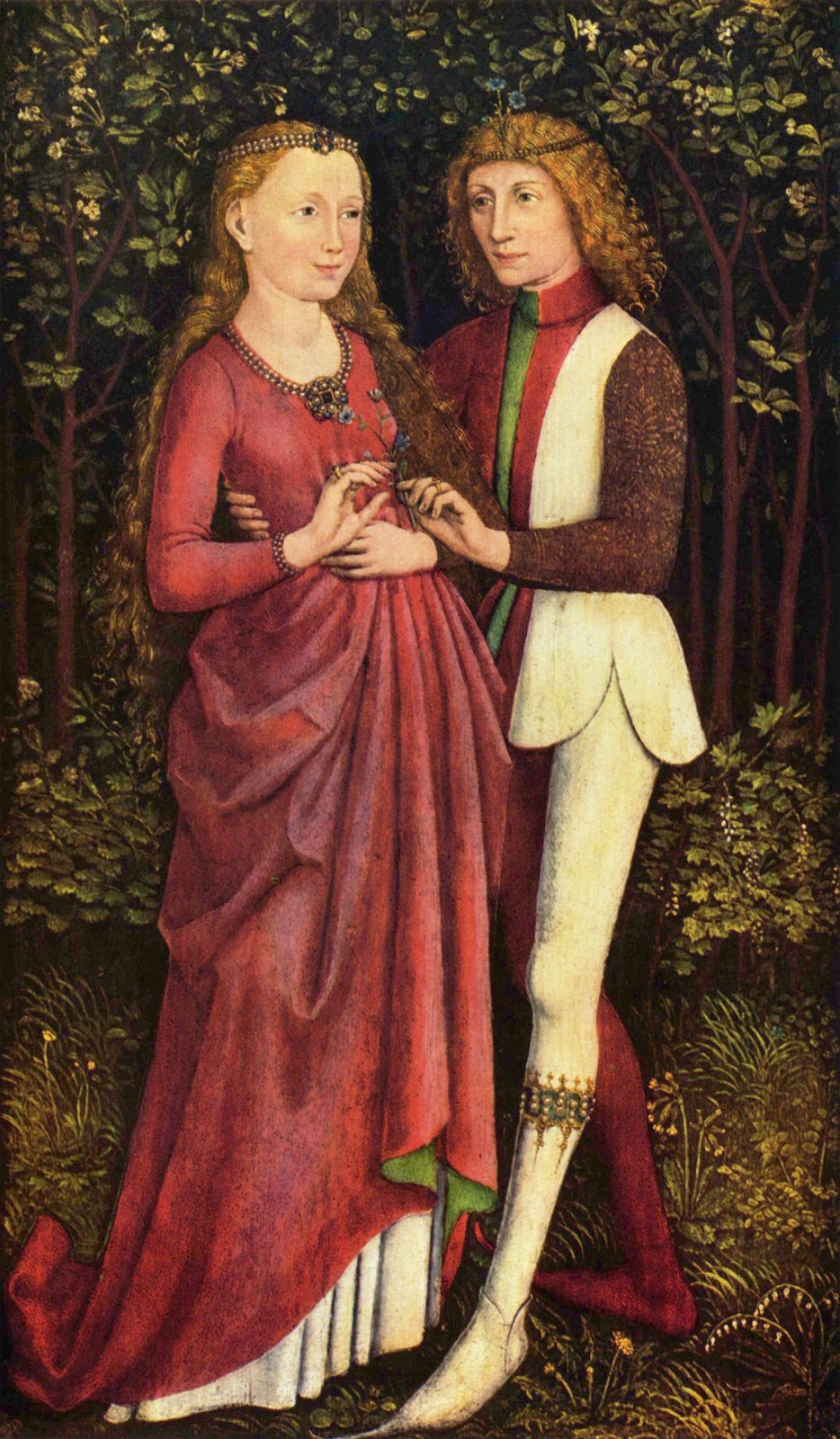 Sváb mester - Jegyespár, 1470 körül